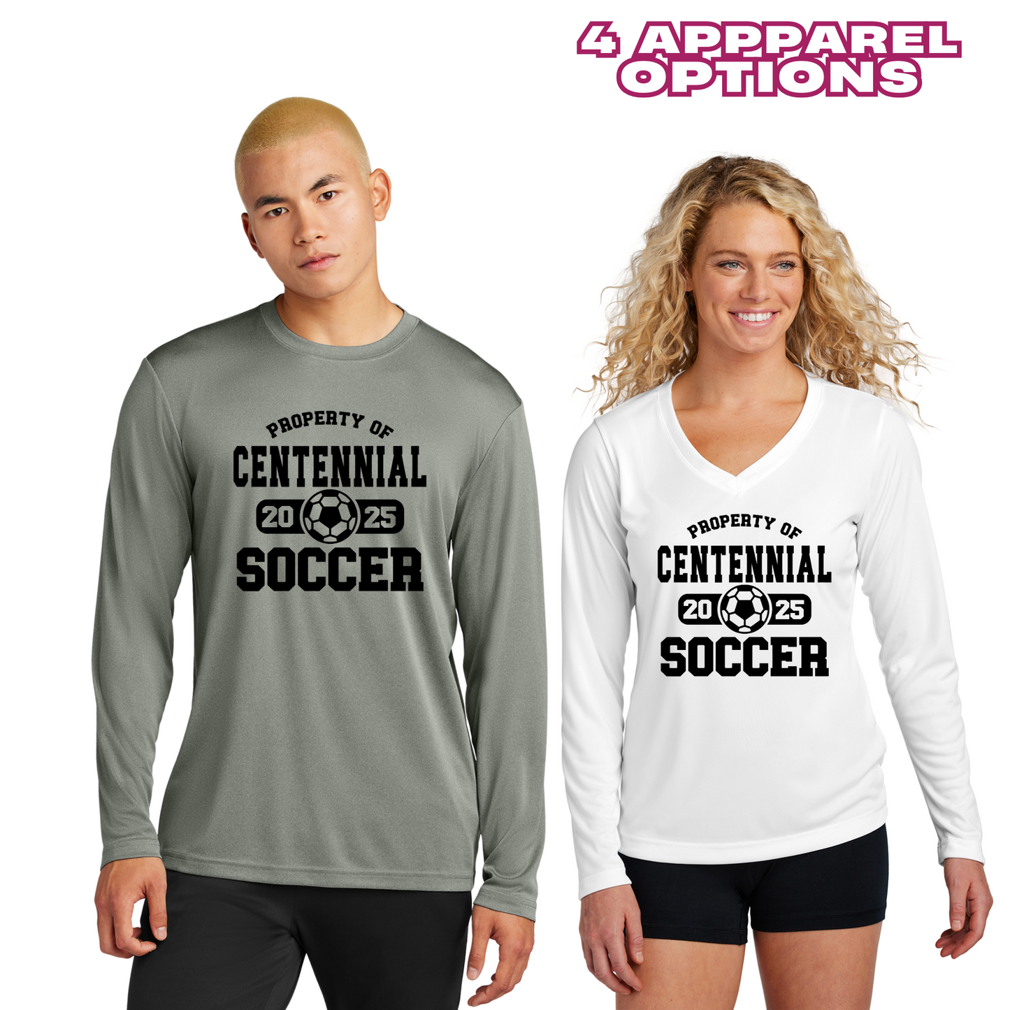 Adult & Ladies - Sport Tek Performance apparel - (Centennial Jaguars Soccer)