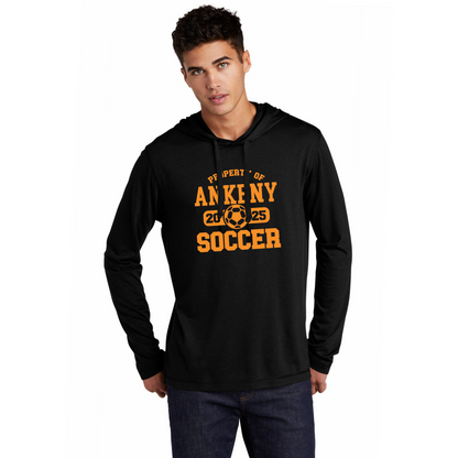 Adult - Sport Tek Long Sleeve Hooded Tee - (Ankeny Hawks Soccer)