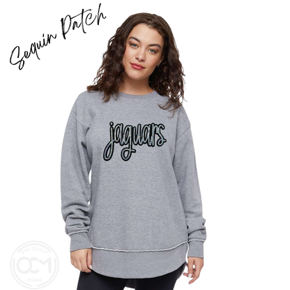 Ladies - LAT Crewneck Sweatshirt - (Centennial Jaguar Collection)