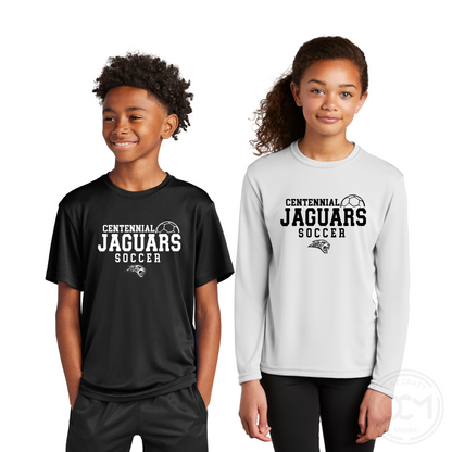 Youth - Sport Tek Tee & LS Tee Performance apparel - (Centennial Jaguars Soccer)