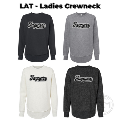 Ladies - LAT Crewneck Sweatshirt - (Centennial Jaguar Collection)