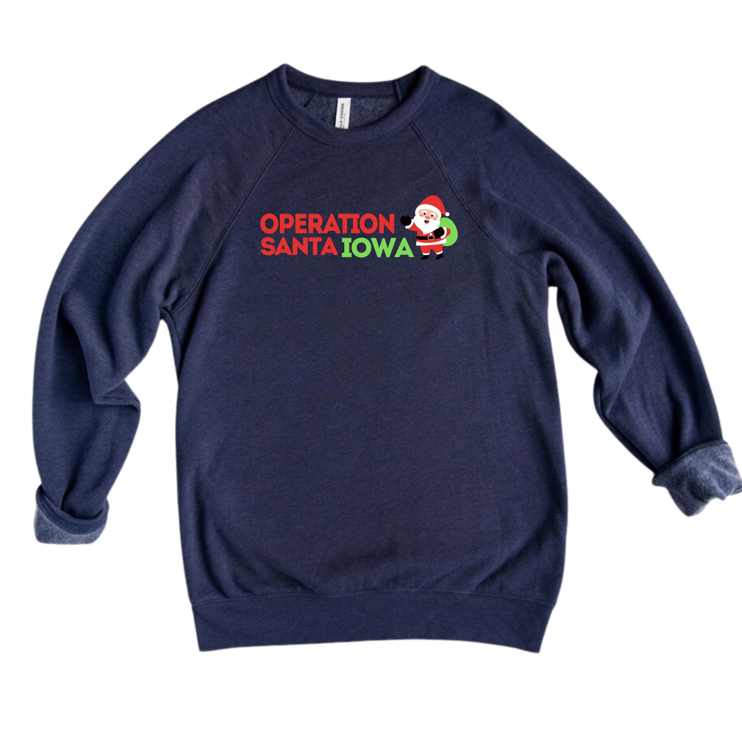Adult - Bella+Canvas Raglan Crewneck Sweatshirt (Foster Squad)