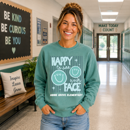 Comfort Colors - Unisex Crewneck Sweatshirt (Abbie Grove Elementary)
