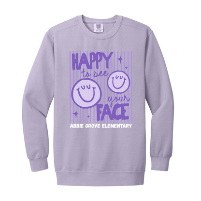 Comfort Colors - Unisex Crewneck Sweatshirt (Abbie Grove Elementary)