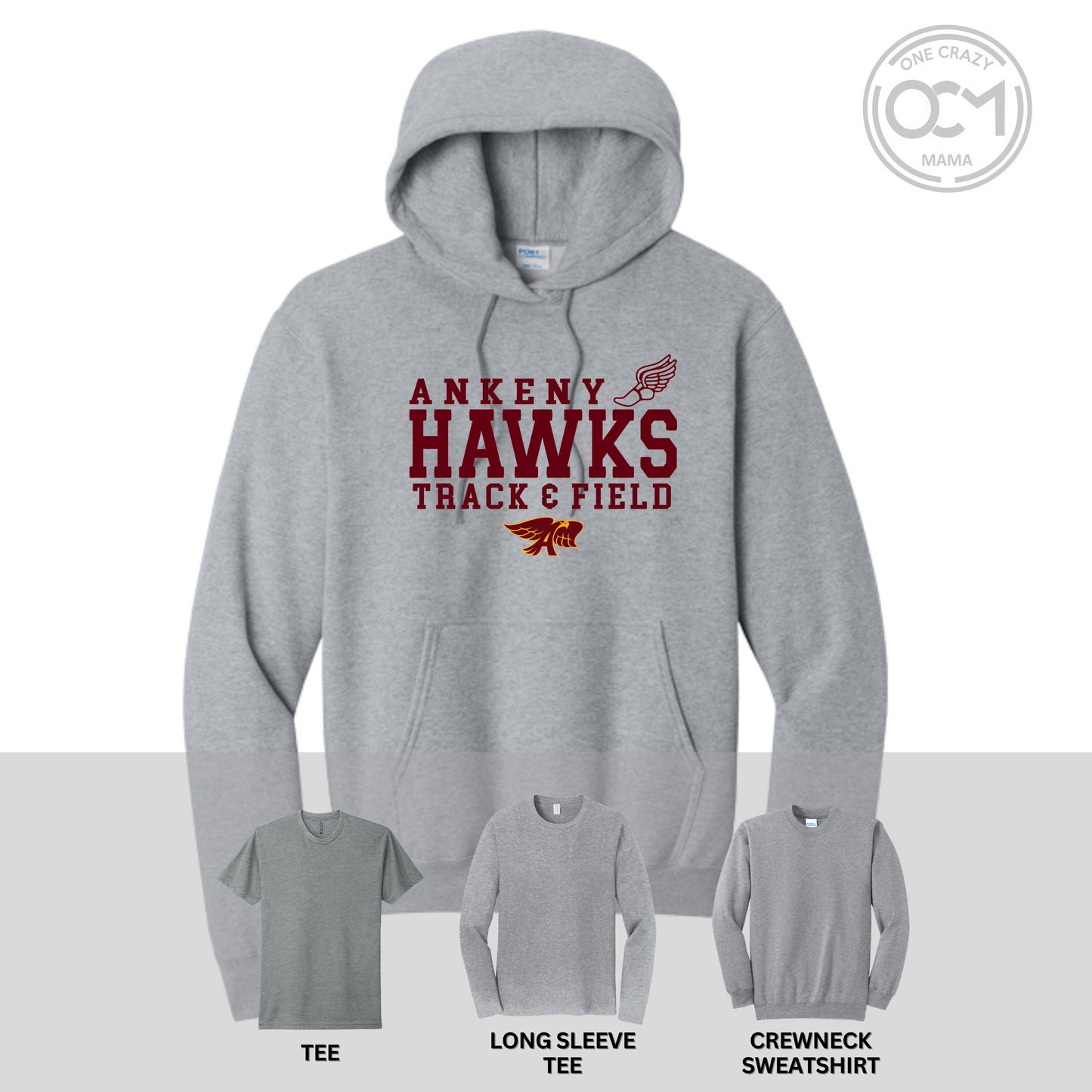 Adult - Multiple Styles (Ankeny Hawks Track & Field)