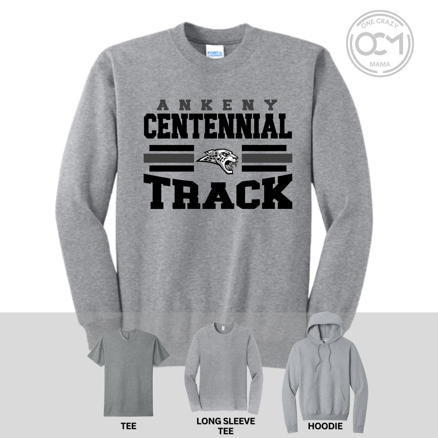 Adult - Multiple Apparel Options (Centennial Jaguars Track & Field)
