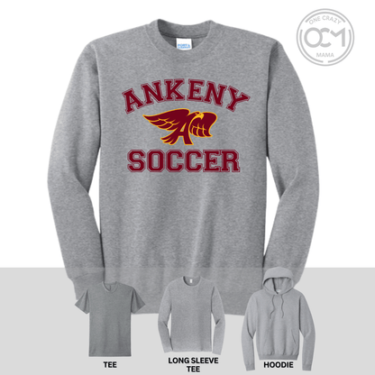Adult - Multiple Apparel Options (Ankeny Hawks Soccer)