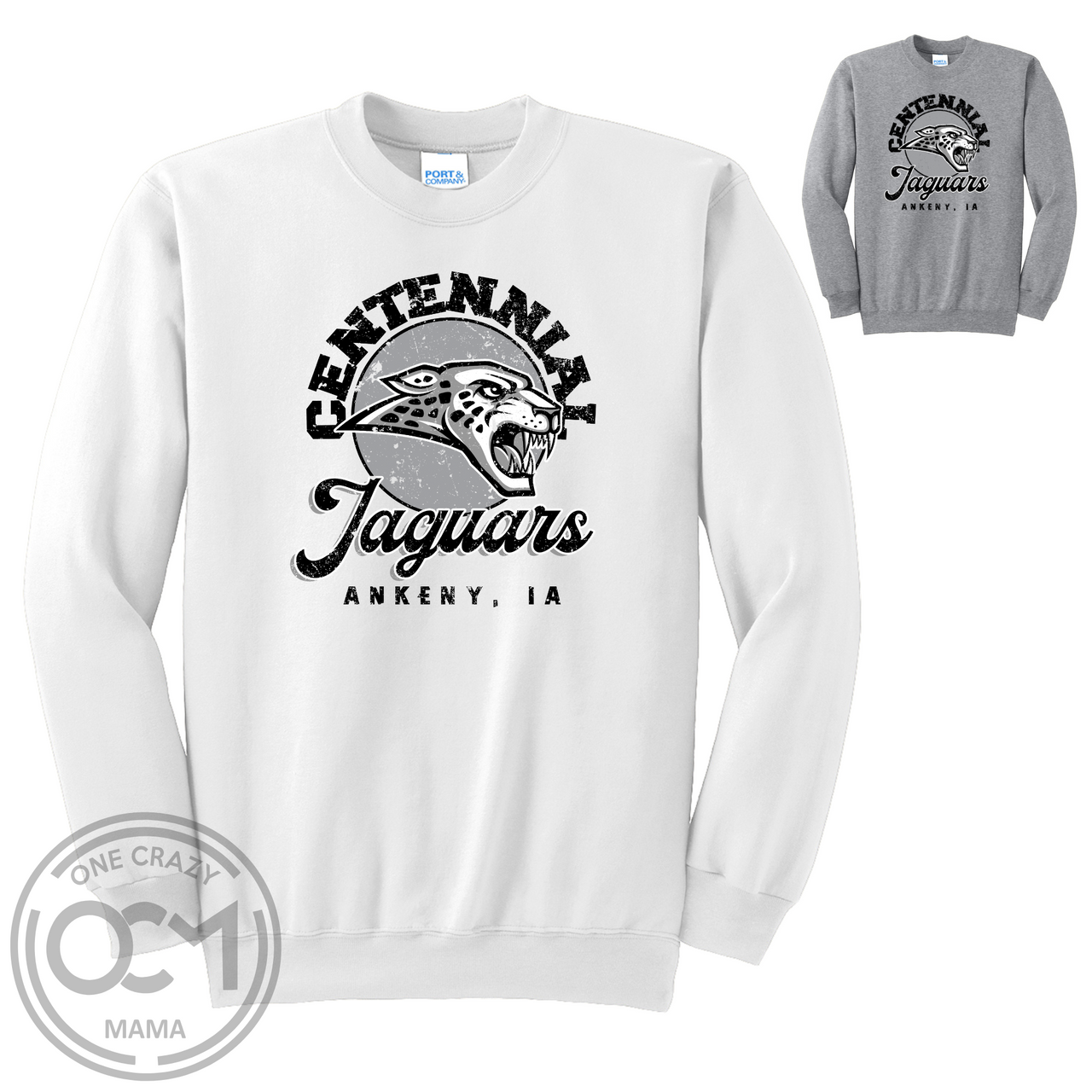 Adult & Youth - Unisex Crewneck Sweatshirt (Centennial Jaguar Collection)