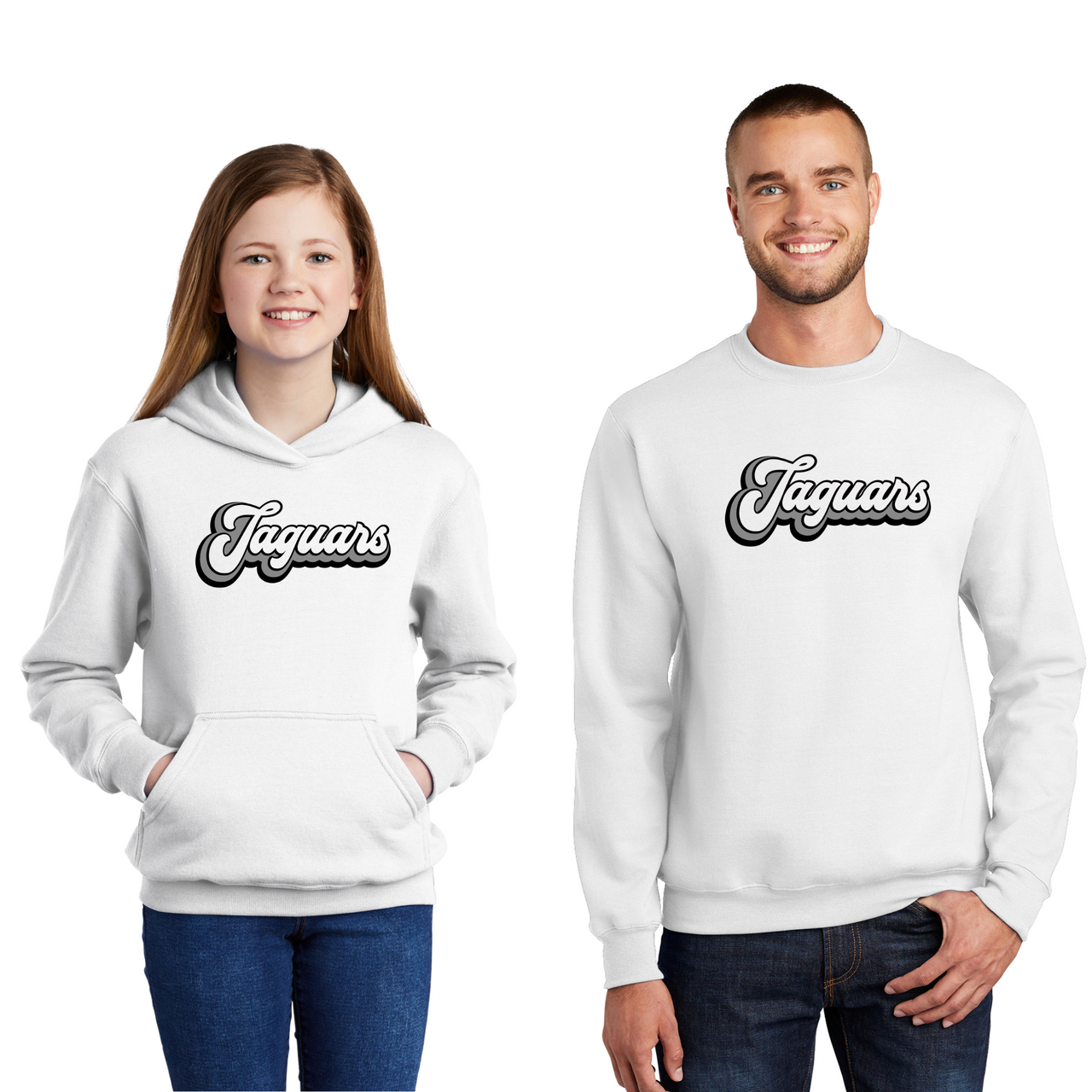 Adult & Youth - Unisex Crewneck & Hoodie (Centennial Jaguar Collection)