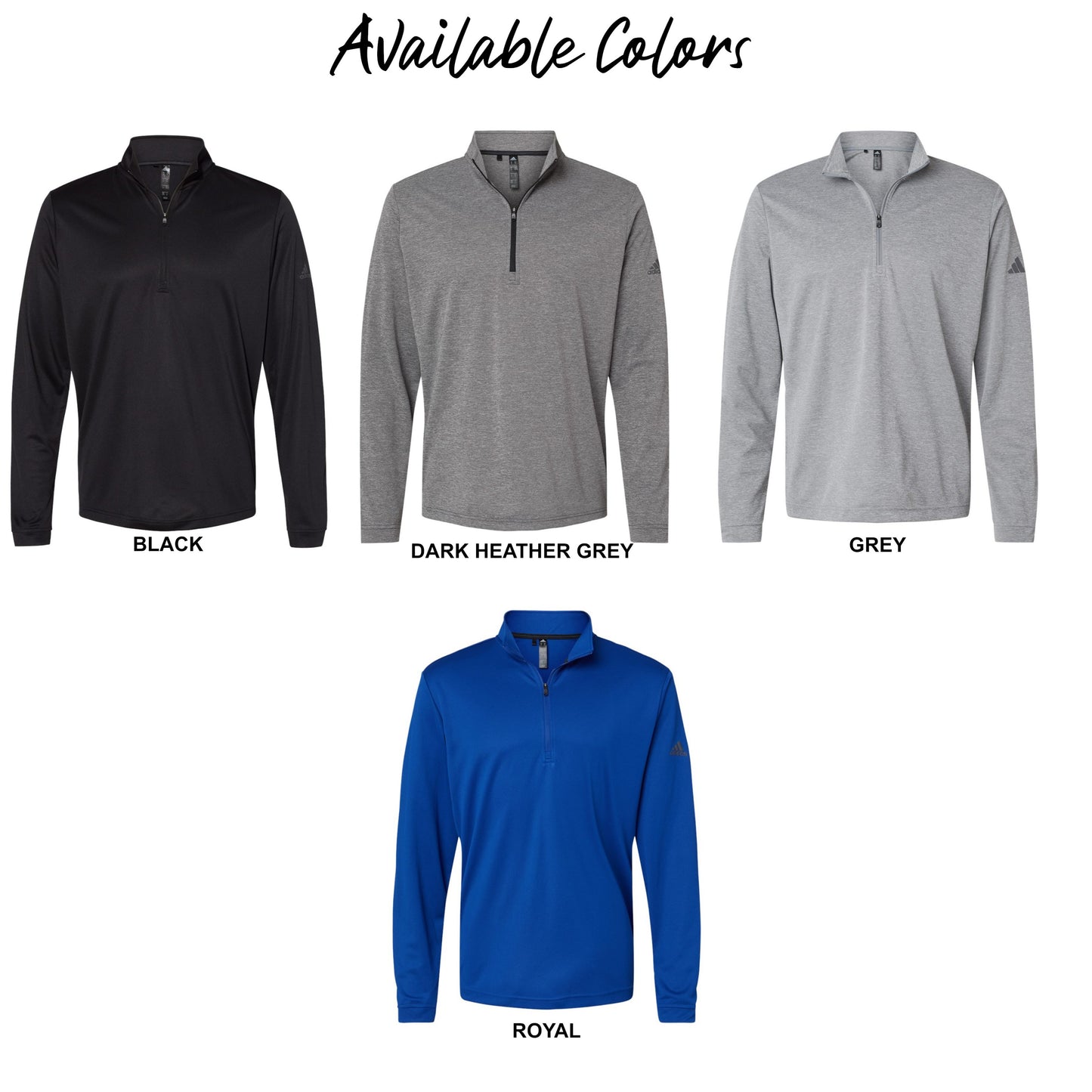 Adult - Adidas Lightweight Quarter zip - (Ankeny Mustangs Baseball)