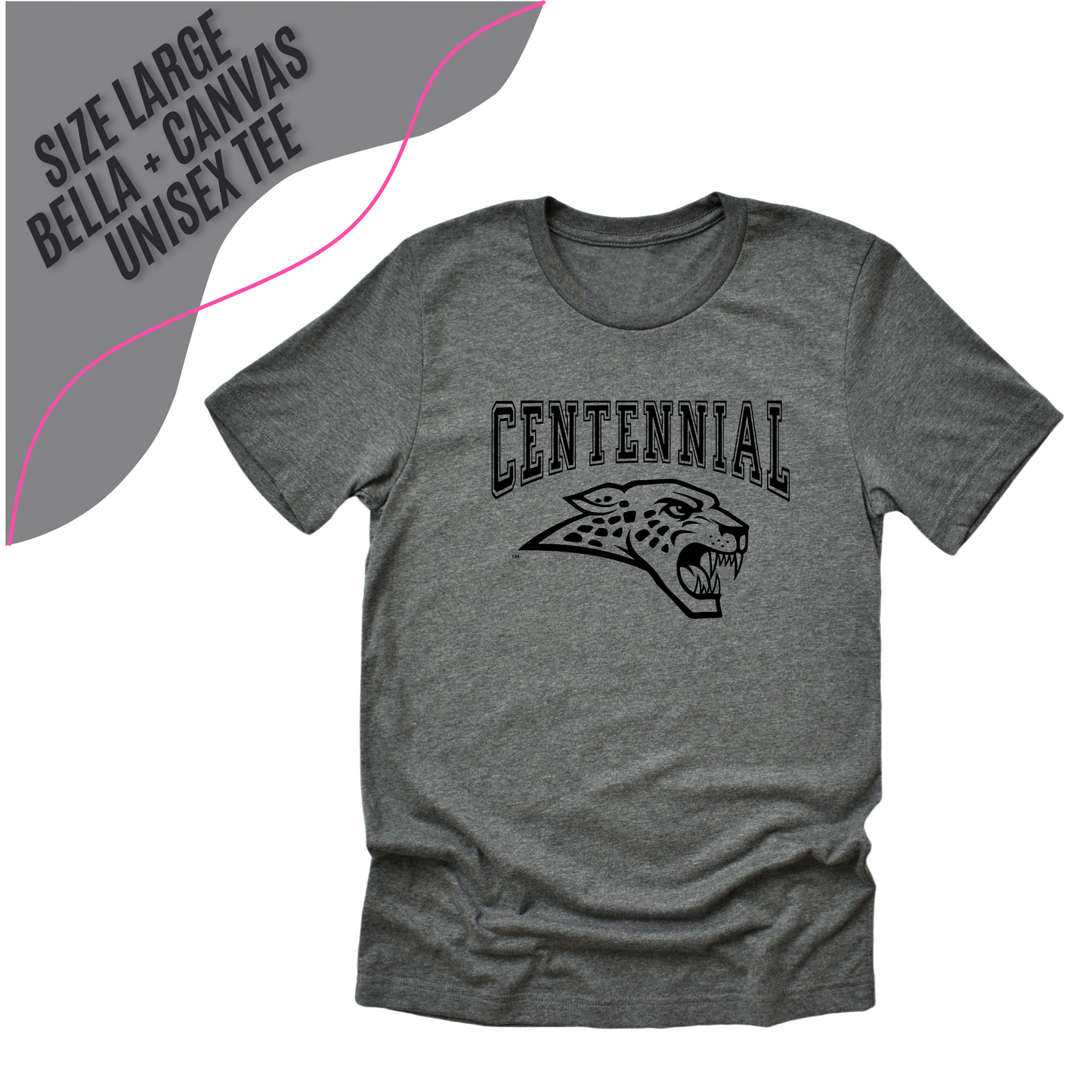 Adult - Bella + Canvas Tee (Centennial Jaguars Collection)