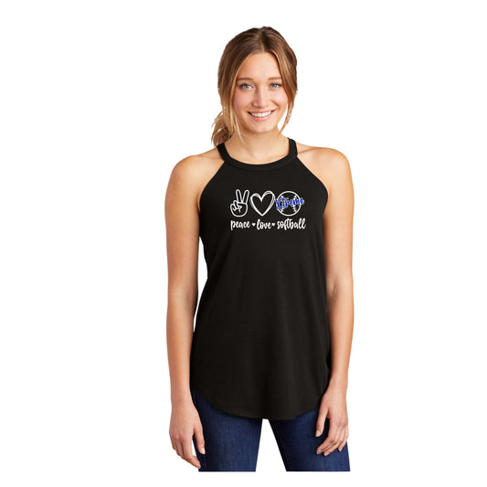 Ladies - Perfect Tri ® Rocker Tank - (Xtreme Softball)