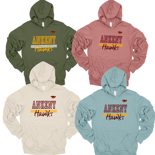 Adult - Bella Hoodie - (Ankeny Hawks Collection)