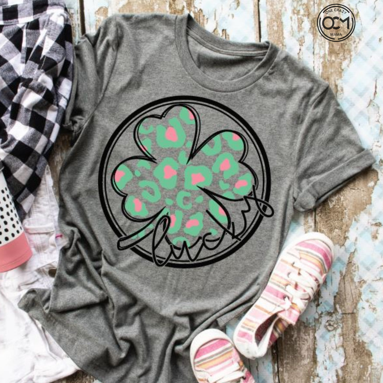 Lucky Clover - Adult Unisex Cotton/Poly Tee