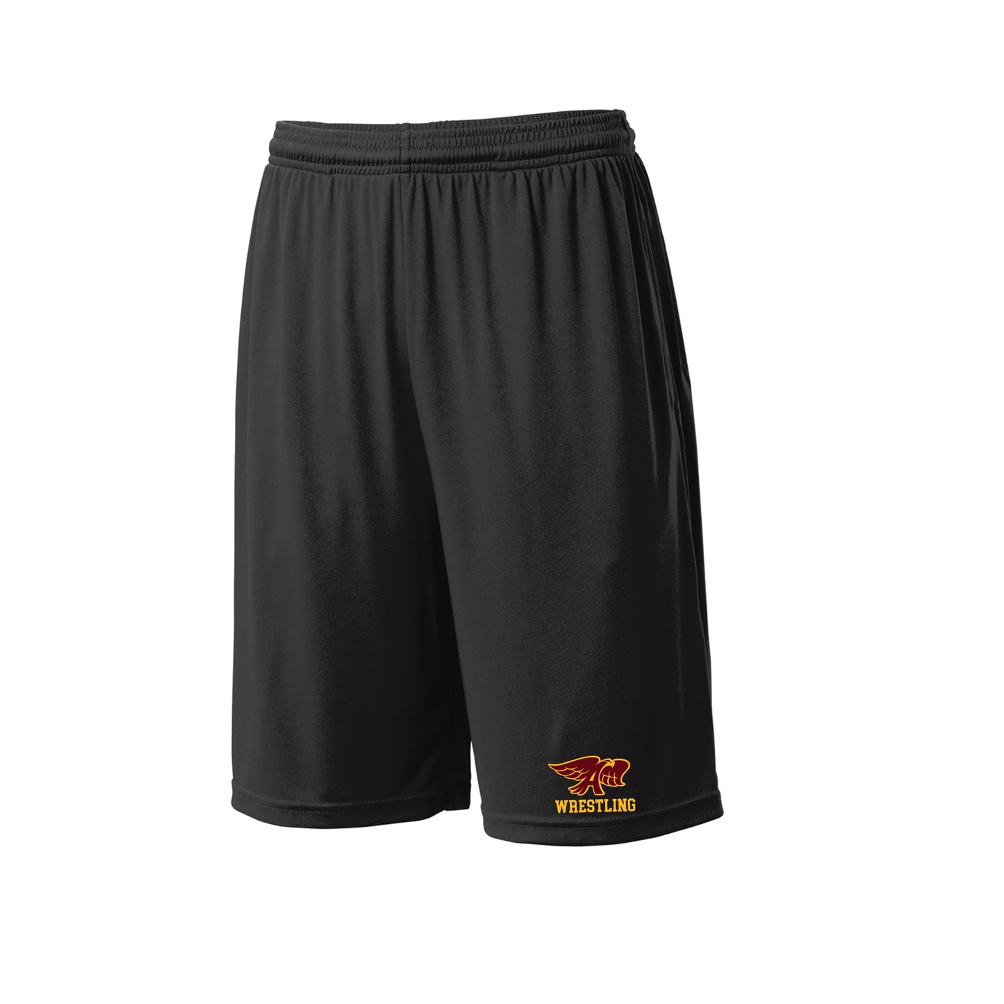 Adult - PosiCharge® Competitor™ Pocketed Short  (Ankeny Hawks Wrestling)