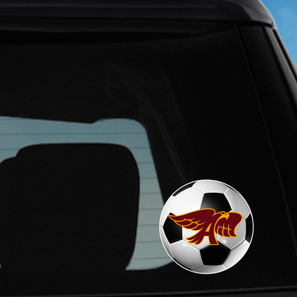Vinyl Decal - (Ankeny Hawks Soccer)