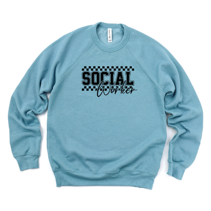 Adult - Bella+ Canvas Unisex Crewneck Sweartshirt (Social Worker)