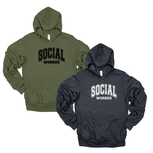 Adult - Bella+ Canvas Unisex Hoodie (Social Worker)