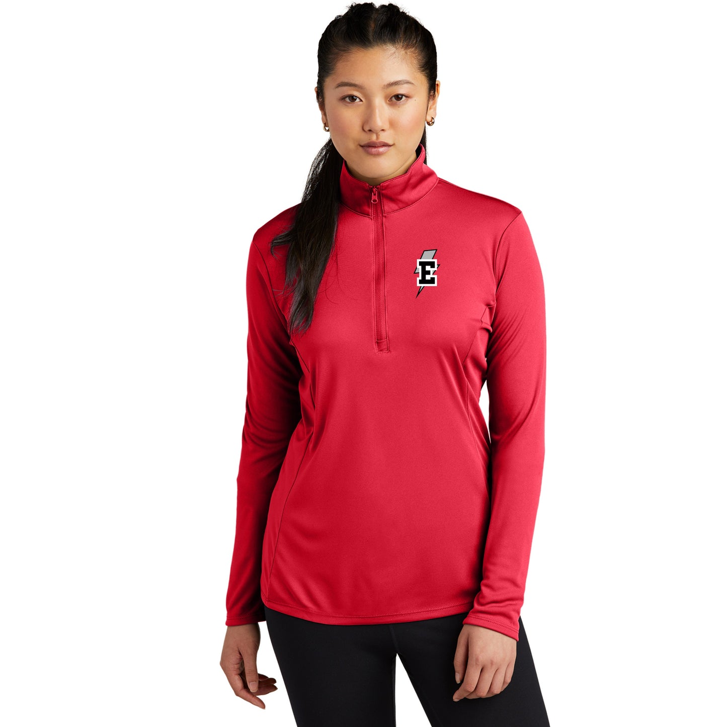 Ladies - Sport Tek 1/4-Zip Pullover (Iowa Energy Baseball)