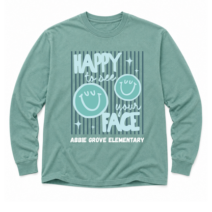 Comfort Colors - Unisex Long Sleeve Tee (Abbie Grove Elementary)