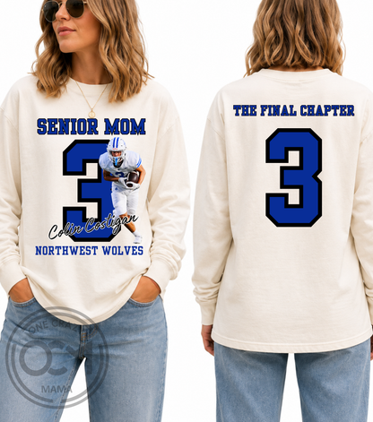 CUSTOM | Senior Mom Photo Shirt – The Final Chapter