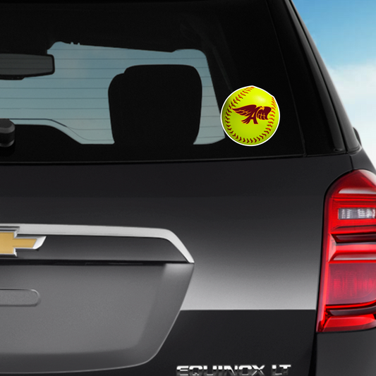 Vinyl Decal - (Ankeny Hawkette Softball)