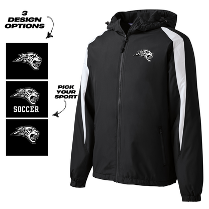 Fleece Lined Colorblock Jacket -  (Centennial Jaguar Soccer)