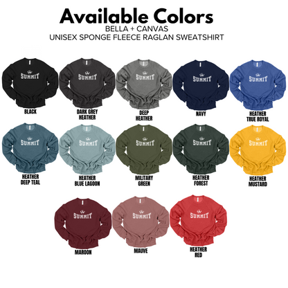 Unisex - Bella Crewneck Sweatshirt - (Summit)