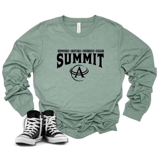 Unisex - Bella Long Sleeve Tee - (Summit)