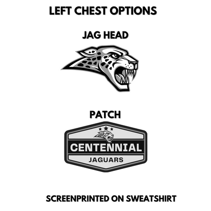 Adult & Youth - Unisex Full Zip Up Hoodie  (Centennial Jaguars Collection)