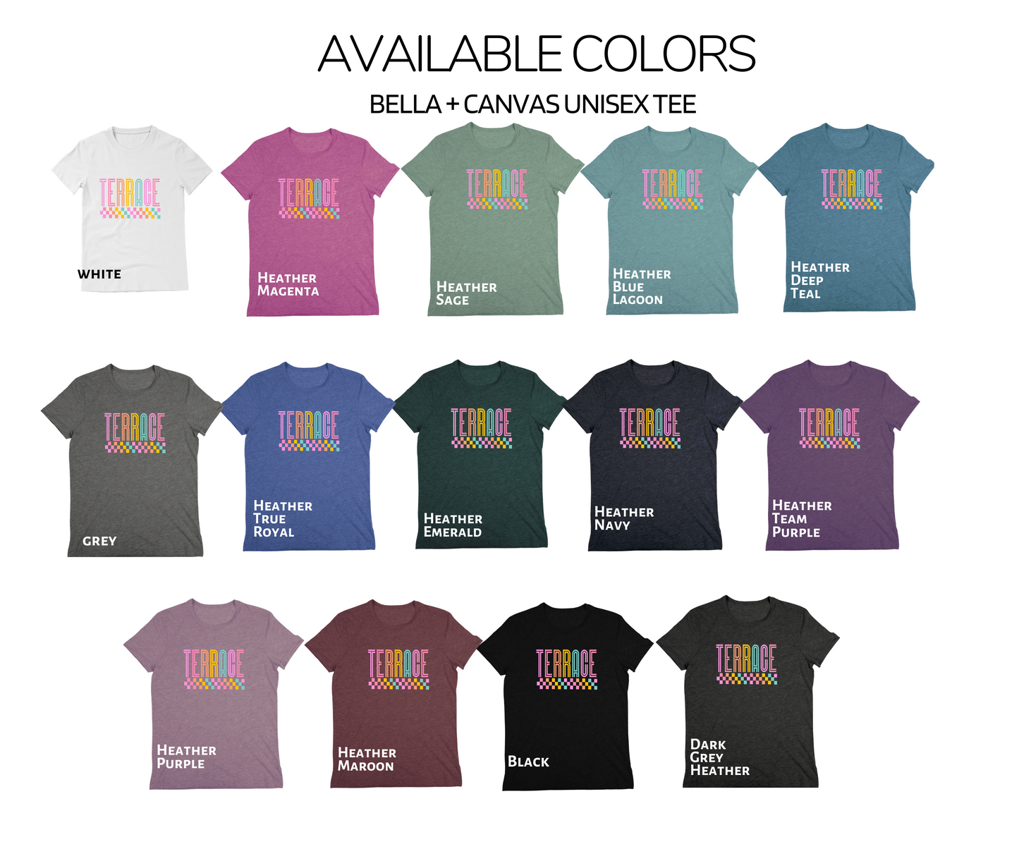 Bella+Canvas - Unisex Tee (Terrace Staff)