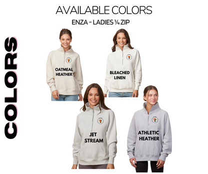 Ladies - Enza Boxy 1/2 Zip Fleece (Terrace Staff)
