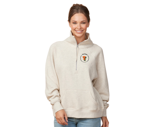 Ladies - Enza Boxy 1/2 Zip Fleece (Terrace Staff)