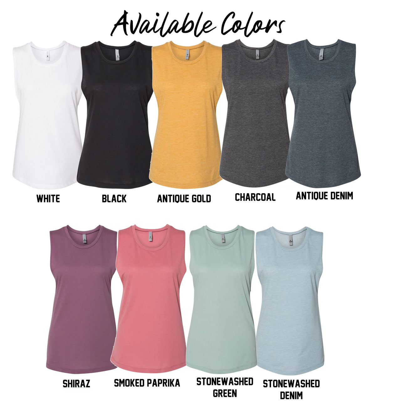 Ladies - Next Level Festival Muscle Tank - (Ankeny Real Estate Group)