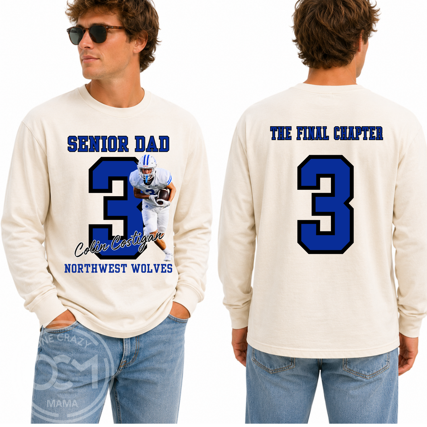 CUSTOM | Senior Dad Photo Shirt – The Final Chapter