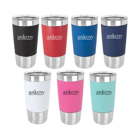 20oz Insulated Silicone Sleeve Tumbler (Ankeny Real Estate Group)