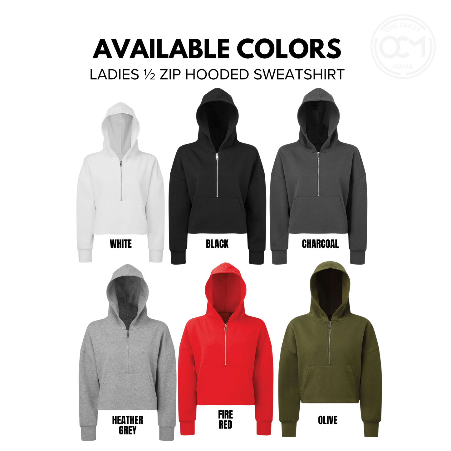 TriDri - Ladies 1/2 Zip Hooded Sweatshirt (FXB)
