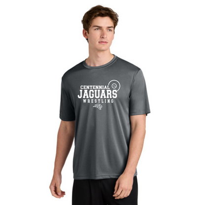 Adult, Ladies & Youth - (5 Designs) - Unisex Dri-Fit Tee -  (Centennial Jaguar Wrestling)