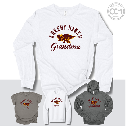 Adult & Youth- CUSTOM Premium Apparel (Ankeny Hawks Collection)