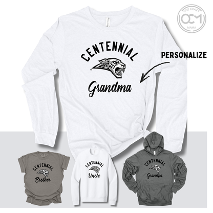 Adult & Youth- CUSTOM Premium Apparel (Centennial Jaguars Collections)