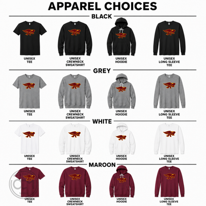Adult - Multiple Apparel Options (Ankeny Hawks Collection)