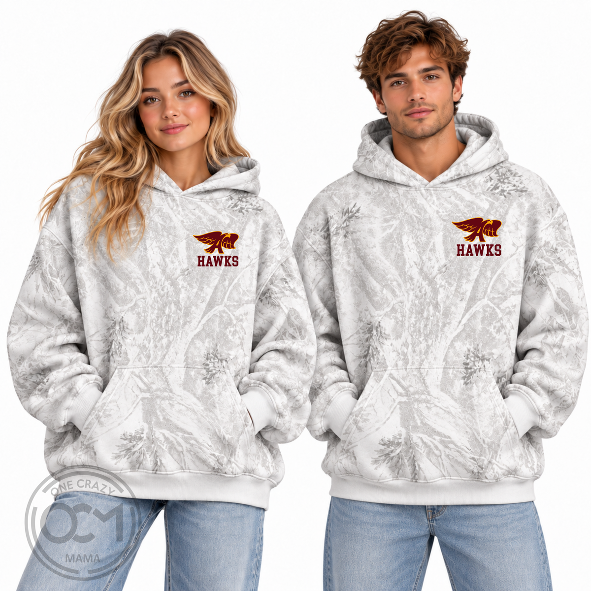 Camo Hoodie | Ankeny Hawks Collection