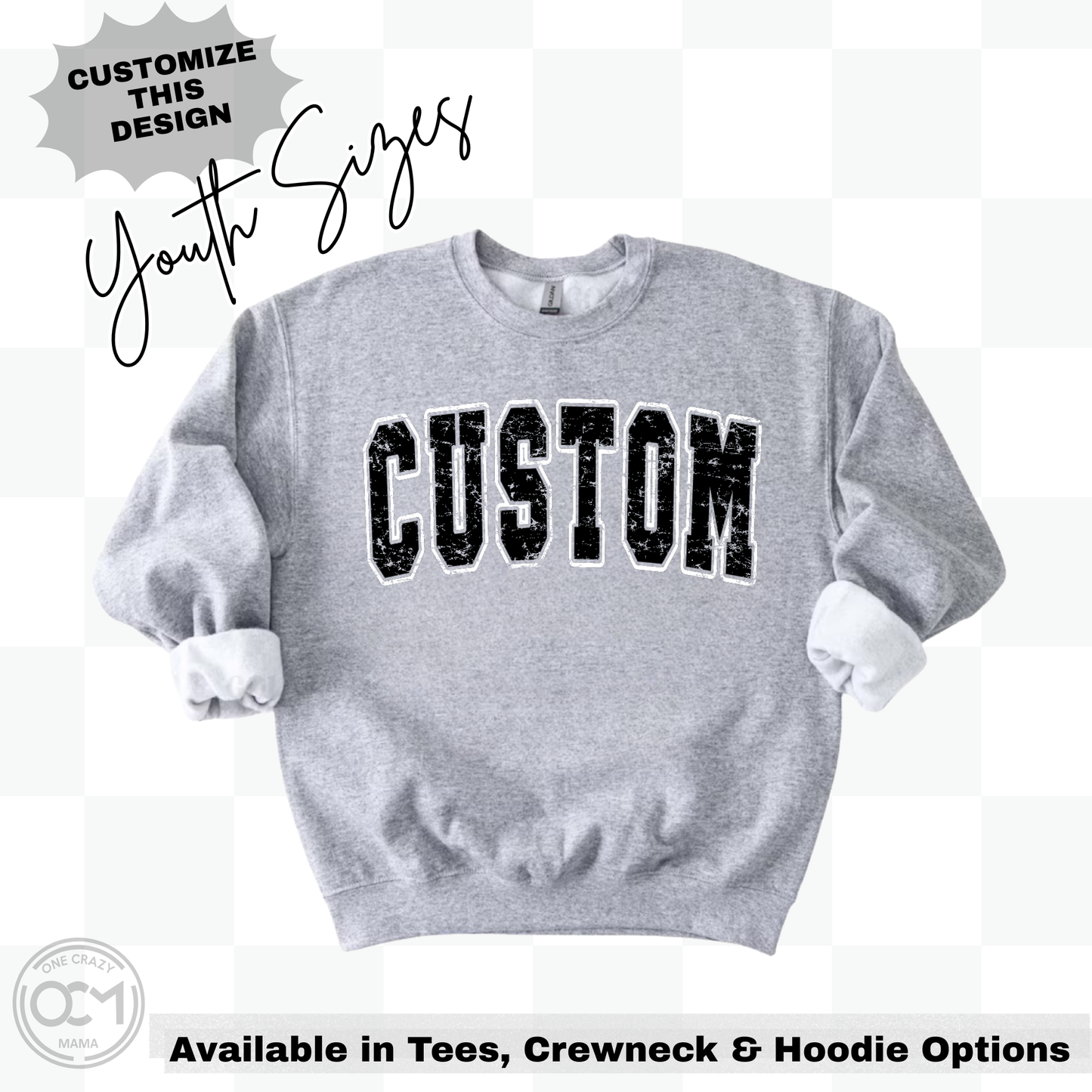 Youth - Custom Word + Stars (Custom Apparel)