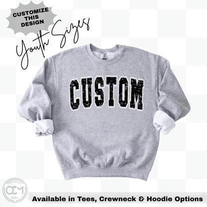 Youth - Custom Word + Stars (Custom Apparel)
