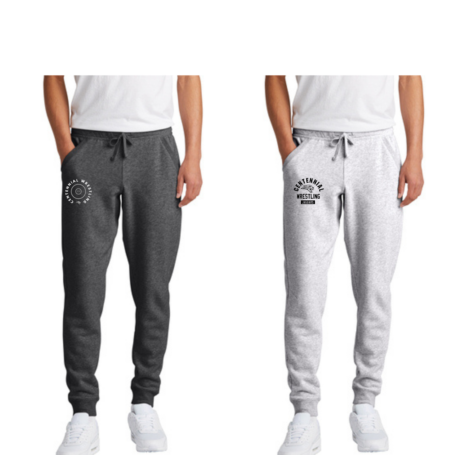 Adult -(5 Designs) Drive Fleece Jogger - (Centennial Jaguar Wrestling)