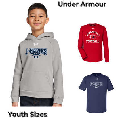 Youth - Under Armour Tees & Hoodie (Urbandale Football)
