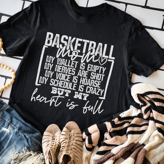 Basketball Mom - Unisex Tee (You pick the tee color)