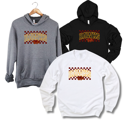 Adult - Bella Hoodie or Crewneck (Ankeny Hawks Collection)