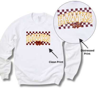 Adult - Bella Hoodie or Crewneck (Ankeny Hawks Collection)