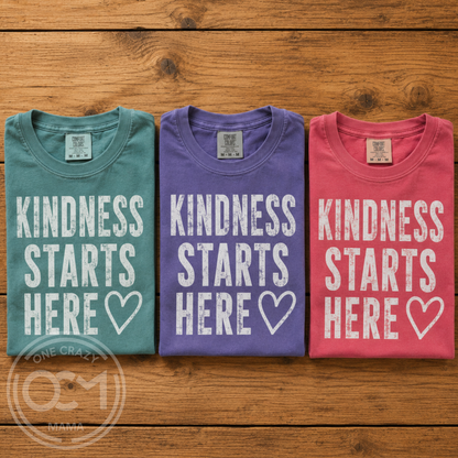 Adult & Youth - Unisex Tee (Kindness Starts Here)